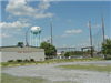 Water Tower and parking lot