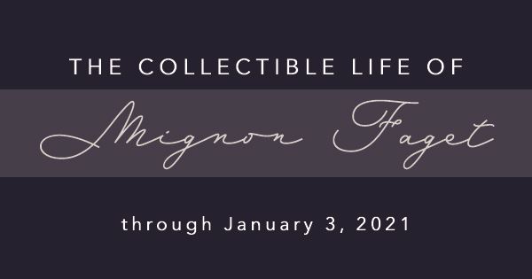Mignon exhibit website banner