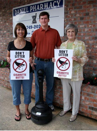 Do not Litter Cigarette Butts