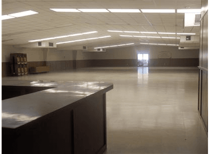 Counter space and open area